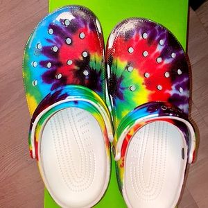 Rainbow Crocs